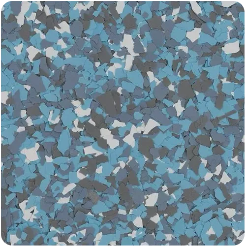 Epoxy Garage Floors 7 color catalog blue